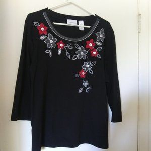 Embellished casual top